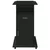 Podij s ladicama Crni hrast 55 x 55 x 107 cm Konstruirano drvo
