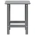 Bocni stol Svijetlo siva 38 x 38 x 46 cm Polietilen