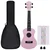 Vidaxl Otroški ukulele soprano s torbo roza 23