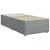 Vidaxl Box spring postelja z vzmetnico svetlo siva 90x200 cm blago
