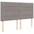 Vidaxl Box spring postelja z vzmetnico taupe 180x200 cm blago