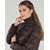 MICHAEL Michael Kors Prehodna jakna 77B6605M42 Temno rjava Regular Fit