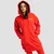 GymBeam Ženska dukserica Limitless Longline Hot Red