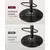 Songmics Set barskih stolov 47x41x89-110 cm siva