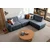 Atelier del Sofa Ugaona garnitura na razvlačenje S-Loft Right, 206 x 290 cm, Plava