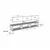 Hanah Home TV komoda Demet, 180 cm, bela / travertin