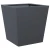 vidaXL Vrtno korito antracit 40x40x40 cm jeklo