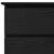 Stol s ladicama Crni hrast 145 x 100 x 76 cm Konstruirano drvo