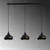 Opviq Luster Muba-11554, 140x30x126cm, IP20, Crni