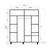Hanah Home Loni 4 971 Garderober