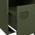 Noćni ormarići 2 kom maslinastozeleni 35x39x43,5 cm čelični