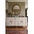 Hanah Home komoda Ilay 150, 150 cm, bela / travertin / zlatna