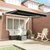 Nadstrešnica Crna 300 x 250 x 165 cm Poliester i metal