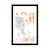 Plakat s paspartujem neobičajne oblike - 60x90 black