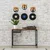 Atelier Del Sofa Set zidne dekoracije Just Music - 334, 25x3x27 cm, 3 komada, Crna