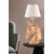 Opviq Horse White Gold Stona lampa, Zlatno-Bela