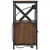 vidaXL Nočne omarice 2 pcs Rjavi hrast 40 x 31 x 60 cm Konstruiran les