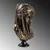 Aberto Design Dekorativna figura Woman With Veil, Bronzane boje