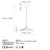 Opviq luster Firfir-20102, 1 × E27, bordo