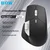 B.O.W Bežični miš, Bluetooth, USB, Crni