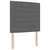 vidaXL Postelja boxspring z vzmetnico Temno siva 90 x 190 cm Blago