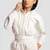 GymBeam Women‘s Base Zip Up Hoodie Cloud