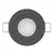 Eglo 902236 -LED kupatilsko ugradno spot svetlo BARRANCO 1xGU10/4,5W/230V IP44 crna