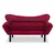 Atelier del Sofa Dvosed na razvlačenje Chatto 140x70x65cm Bordo