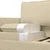vidaXL Kavč Krem 196 x 81 x 87,5 cm Blago