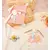 Plyšový zajačik na maznanie Lapin Ciboulette Flat Comforter Doudou et Compagnie v darčekovom balení 27 cm od 0 mes DC4207