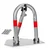ModernHome Parking baijera sklopiva 45 cm siva (DNPL-005)