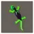 Hex Bots Gecko plazeči kuščar vijolčen - glow in the dark