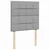 Vidaxl Box spring postelja z vzmetnico svetlo siva 80x200 cm blago
