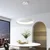 Brilagi - LED prigušiva luster FALCON MODERN LED/54W/230V prečnik 60 cm bela + daljinski upravljač