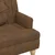 Vidaxl vidaXL Klop z blazinami rjava 113x64,5x75,5 cm umetno semiš