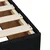 Vidaxl Box spring postelja z vzmetnico črna 140x200 cm blago