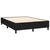 Vidaxl Box spring postelja z vzmetnico LED črna 140x190 cm blago