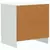 Noćni ormar 2 pcs Bijela 43 x 34,5 x 44,5 cm Konstruirano drvo