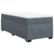 Box spring krevet s madracem tamnosivi 100x200 cm baršunasti