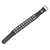 Zapestnica LEATHER & STEEL FASHION - Round rivets and Spikes - LSF1 162
