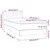 Vidaxl Box spring postelja z vzmetnico taupe 100x200 cm blago