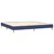 vidaXL Box spring postelja z vzmetnico LED modra 200x200 cm blago
