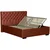 Tapacirani Krevet Miami Storage 160/200 cm , boja cigle