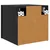 Ormar za TV montiran na zid 4 pcs Crni hrast 30,5 x 30 x 30 cm