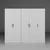 HANAH HOME Ormar bele boje Kardelen 1600 104