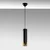 Opviq Luster Halo-15374, 8x8x126cm, IP20, Crni
