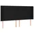 Vidaxl Box spring postelja z vzmetnico LED črna 180x200 cm blago
