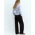 Pull&Bear Bluza  kraljevo modra / bela