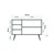 Hanah Home Komoda Mega 120x90x36cm Hrast