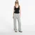 Hlače Calvin Klein Hammered Satin Pull On Pant Shadow S